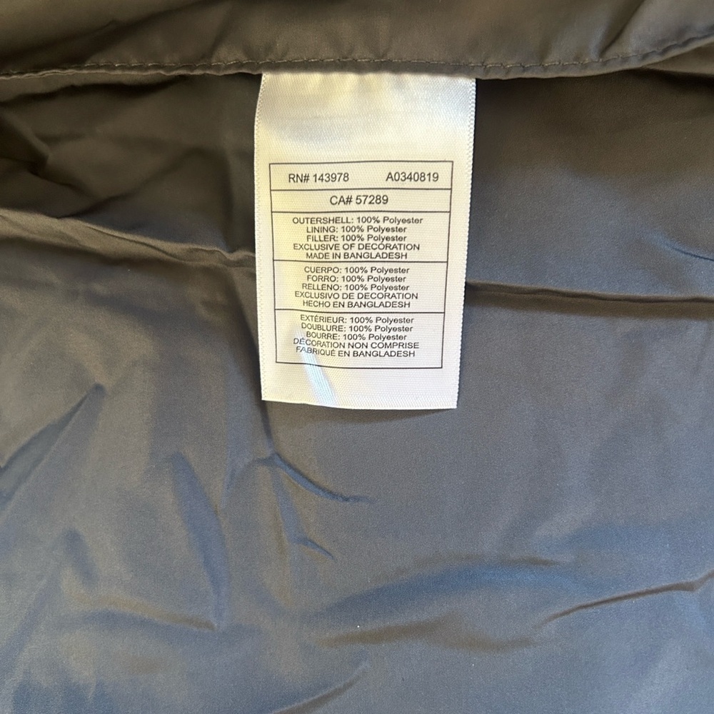 Puma Kids' Teal and Gray Puffer Vest - Picture 8 of 8
